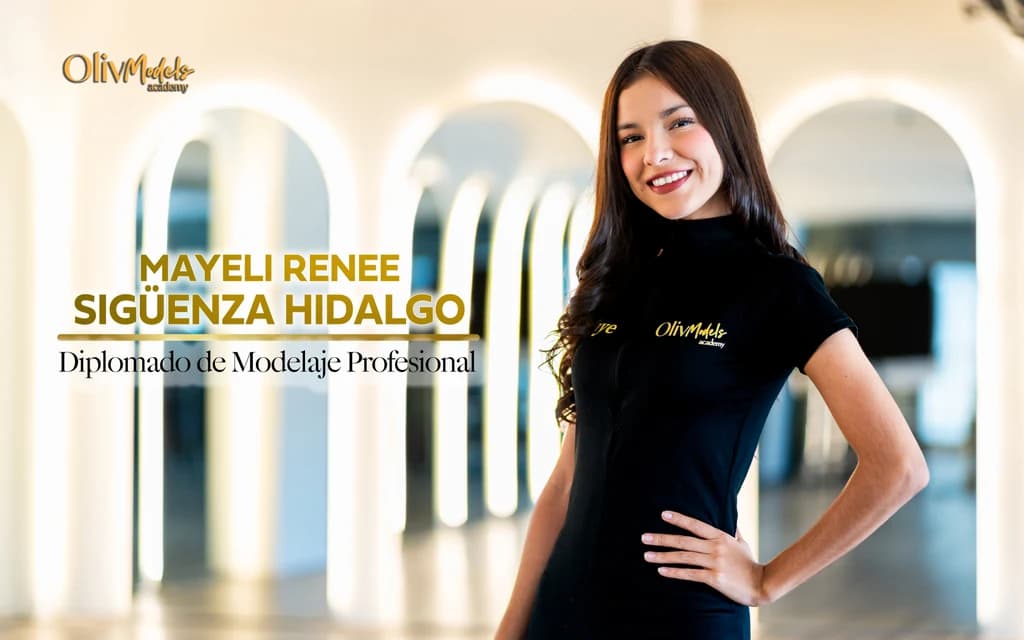 Mayee, graduada Oliv Models 2026